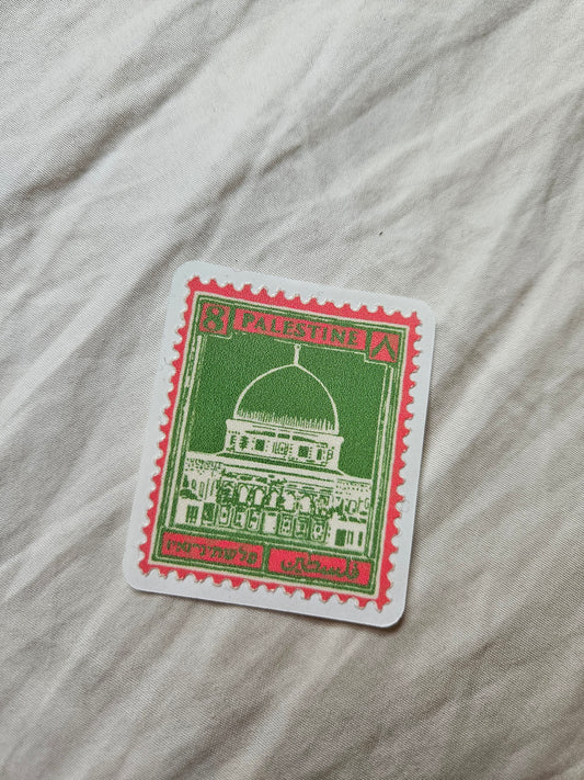 colourpop palestine stamp green/pink