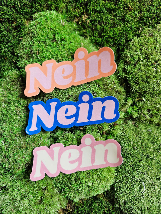 sticker "NEIN"