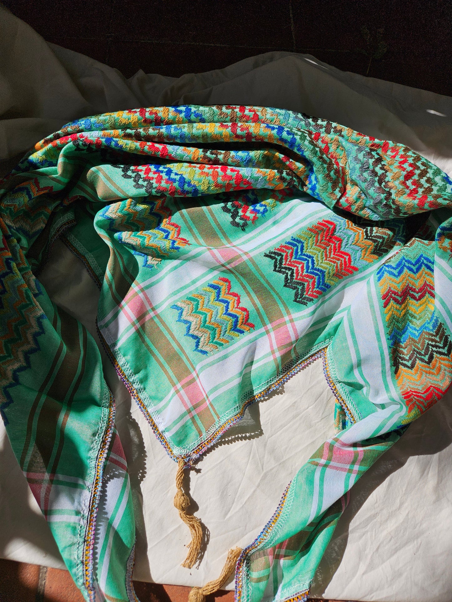 multicolour keffiyeh