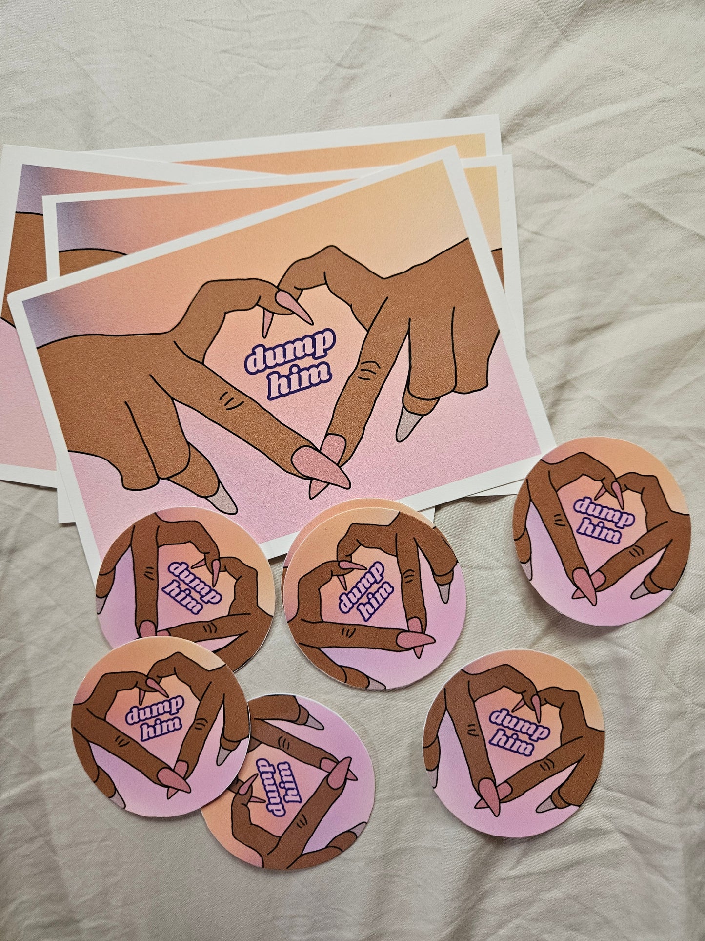 postcard "dump him"
