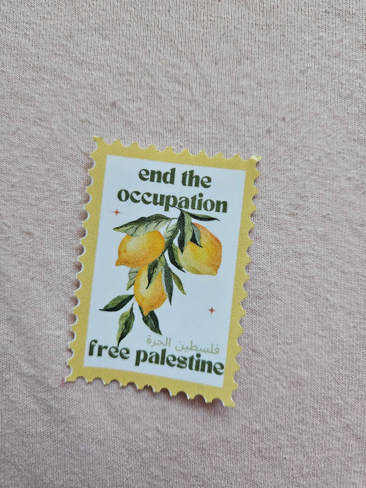 palestine stamp sticker 2