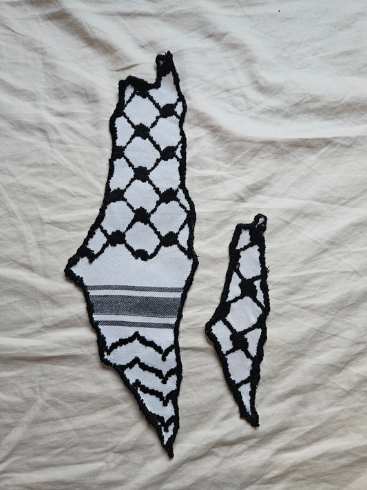 keffiyeh map patch - small