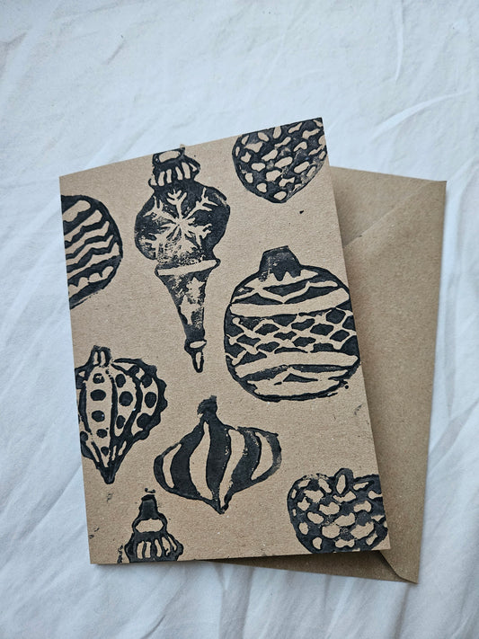 christmas card "ornaments"