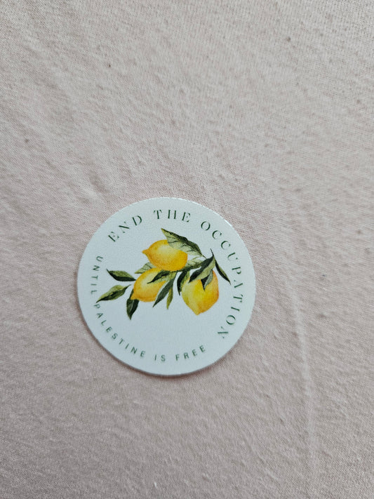 palestine variety circle sticker 9