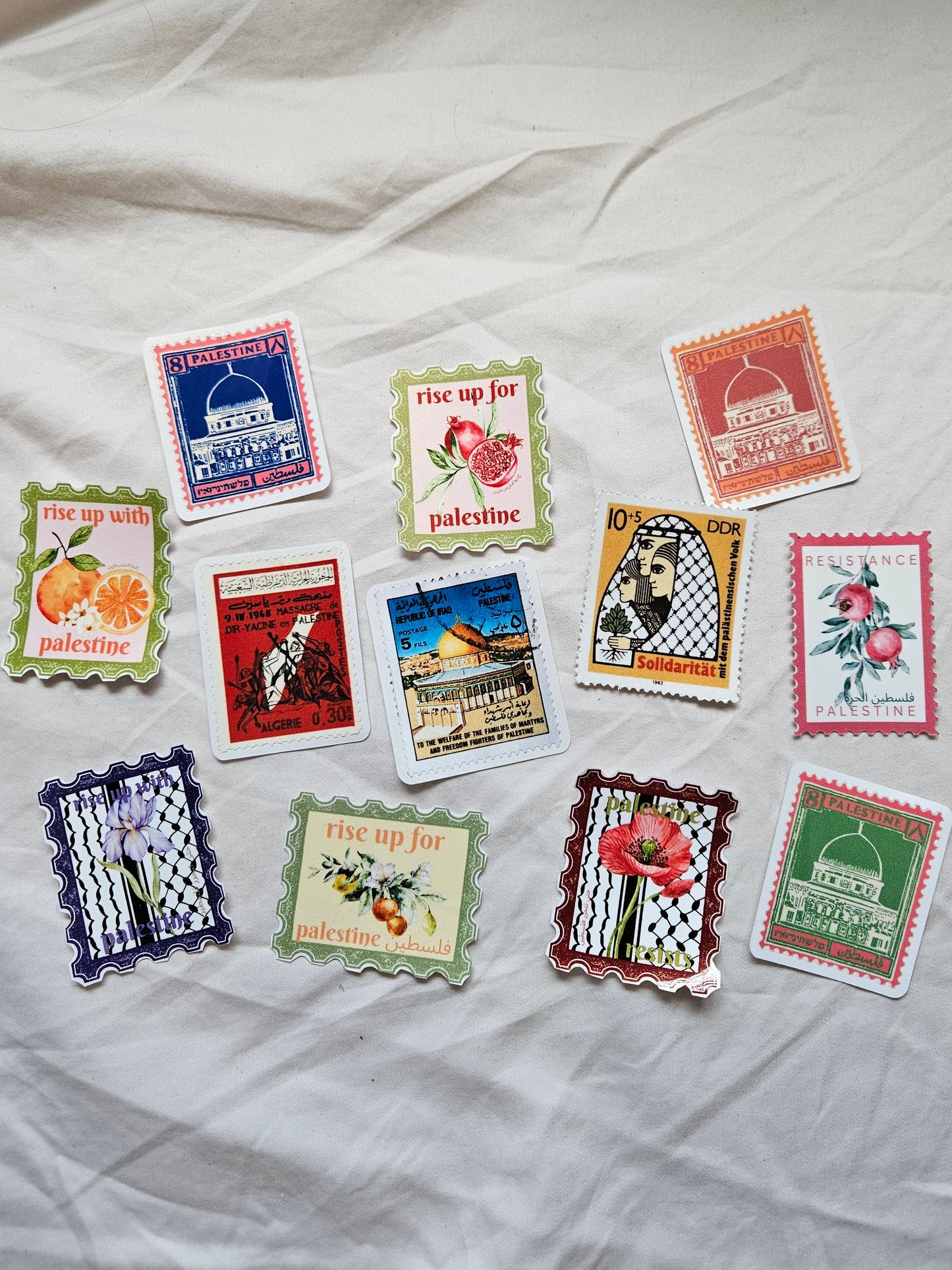 stickerpack "palestine stamps"