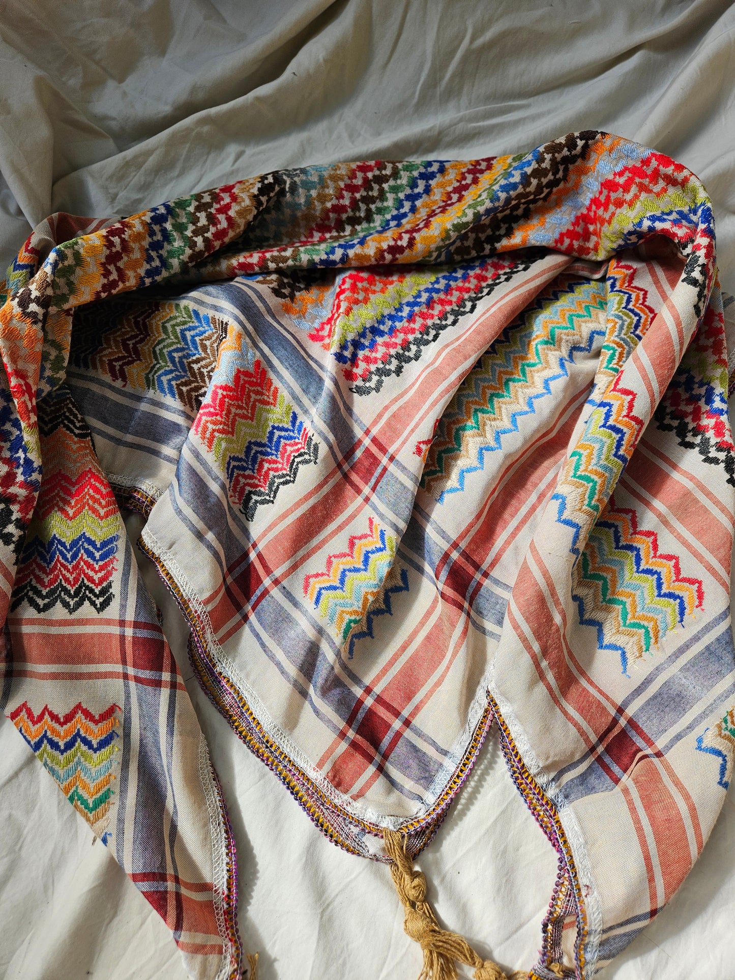 multicolour keffiyeh