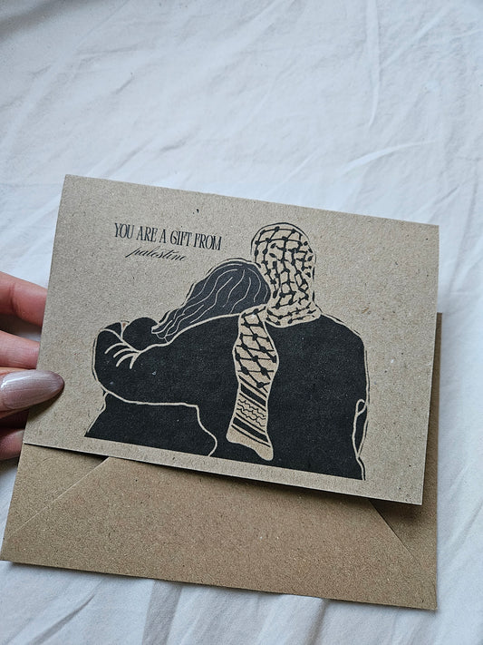 greeting card "gift from palestine"