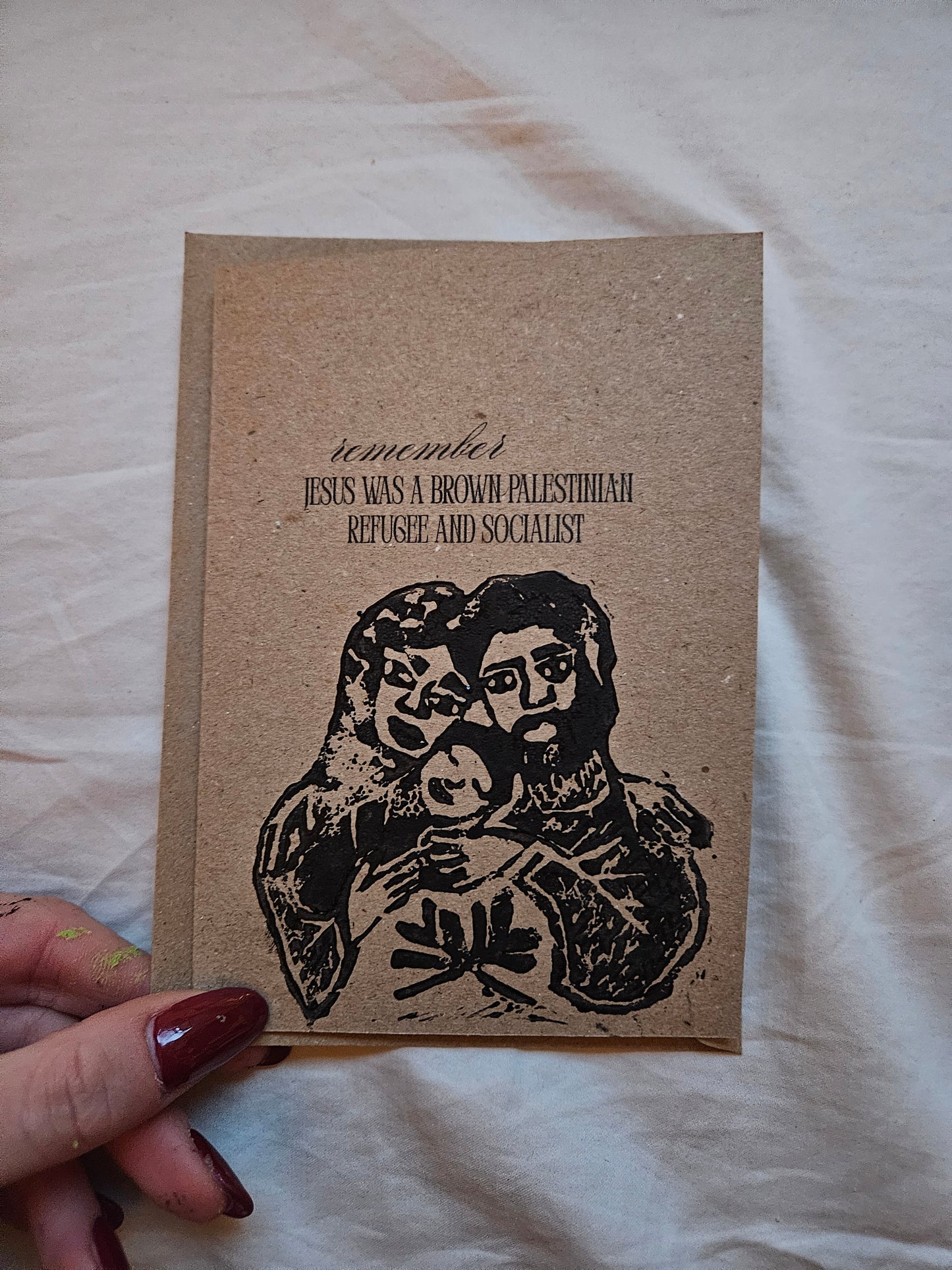 greeting card "comrade jesus"
