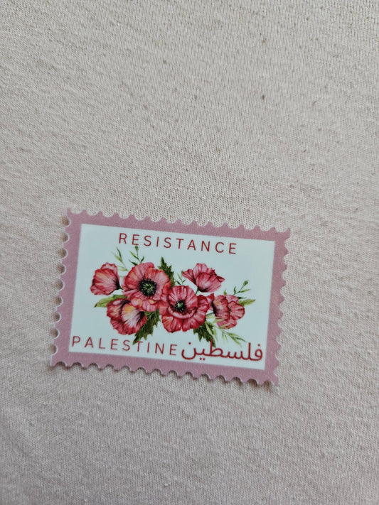 palestine stamp sticker 3