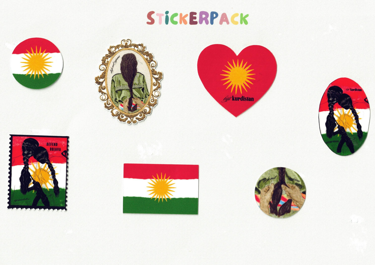 stickerpack "bijî kurdistan"