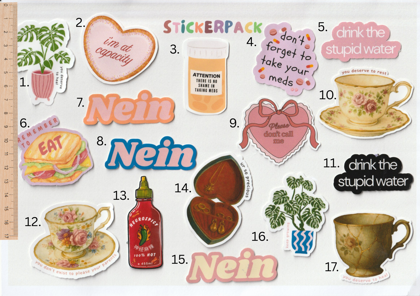 stickerpack "reminders"