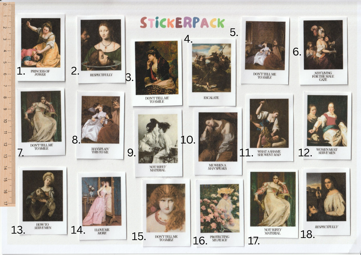 stickerpack "mad woman"
