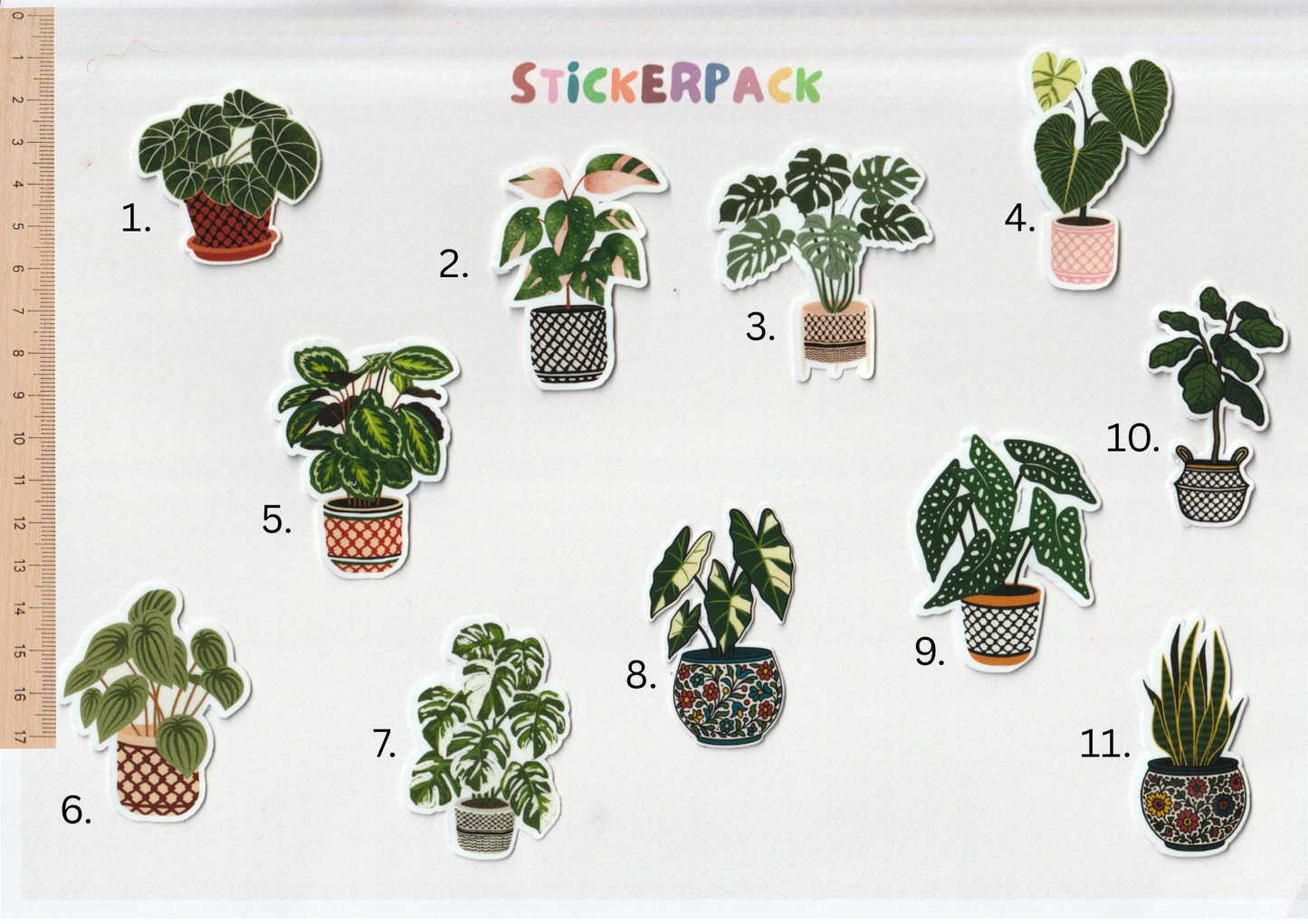 stickerpack "plantlovers for palestine"
